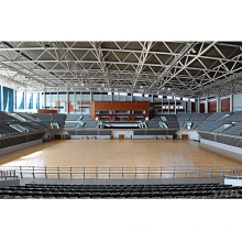 Prefab de acero Marco de acero Gimnasio Techo Sport Hall Diseño de tenis interior Estructuras